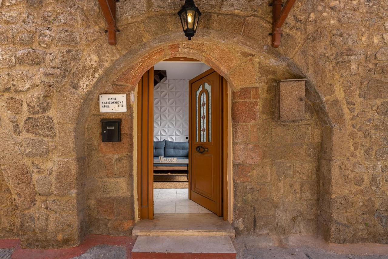 A Unique 3-4 Bedrooms House In Old Town Rhodes City Dış mekan fotoğraf