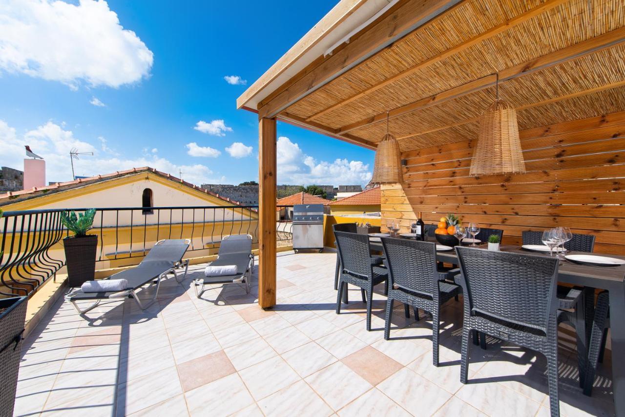 A Unique 3-4 Bedrooms House In Old Town Rhodes City Dış mekan fotoğraf