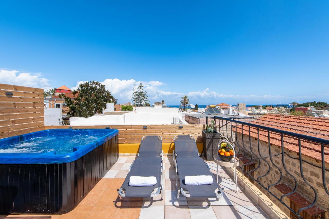 A Unique 3-4 Bedrooms House In Old Town Rhodes City Dış mekan fotoğraf